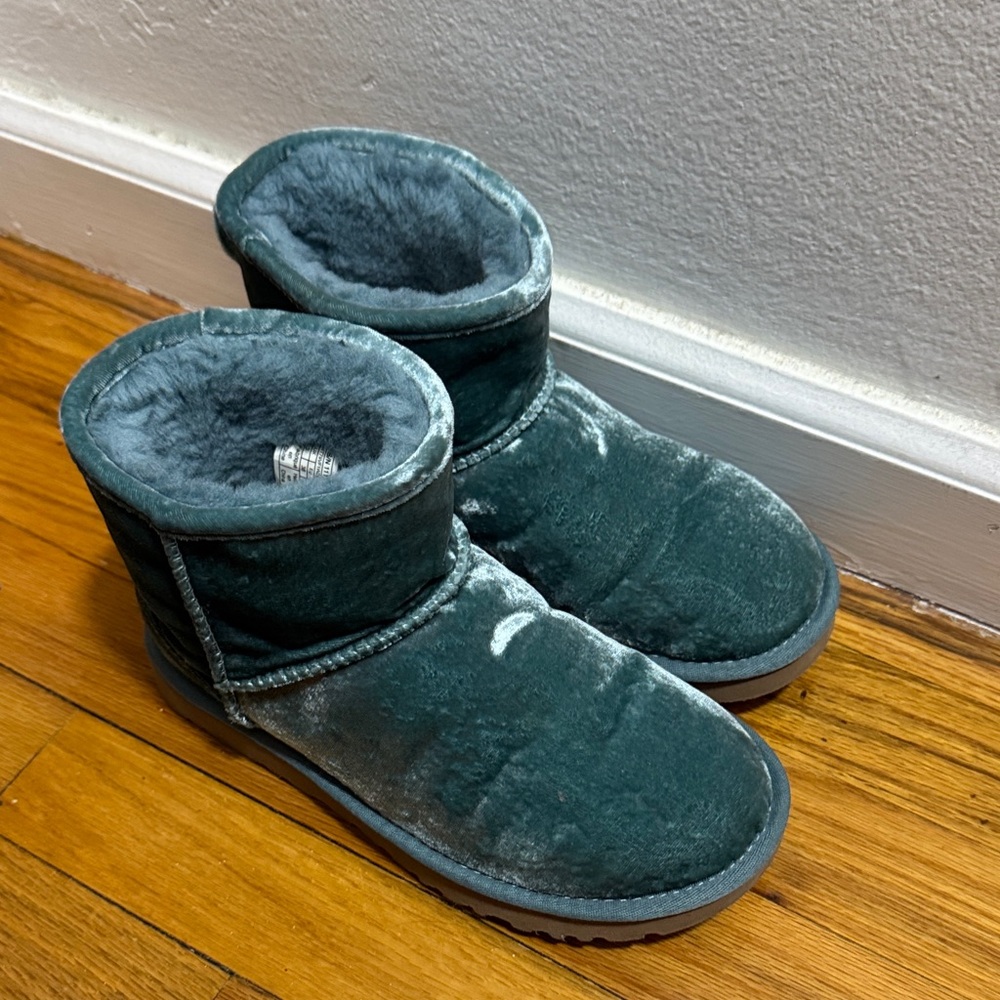 UGG velvet teal boots